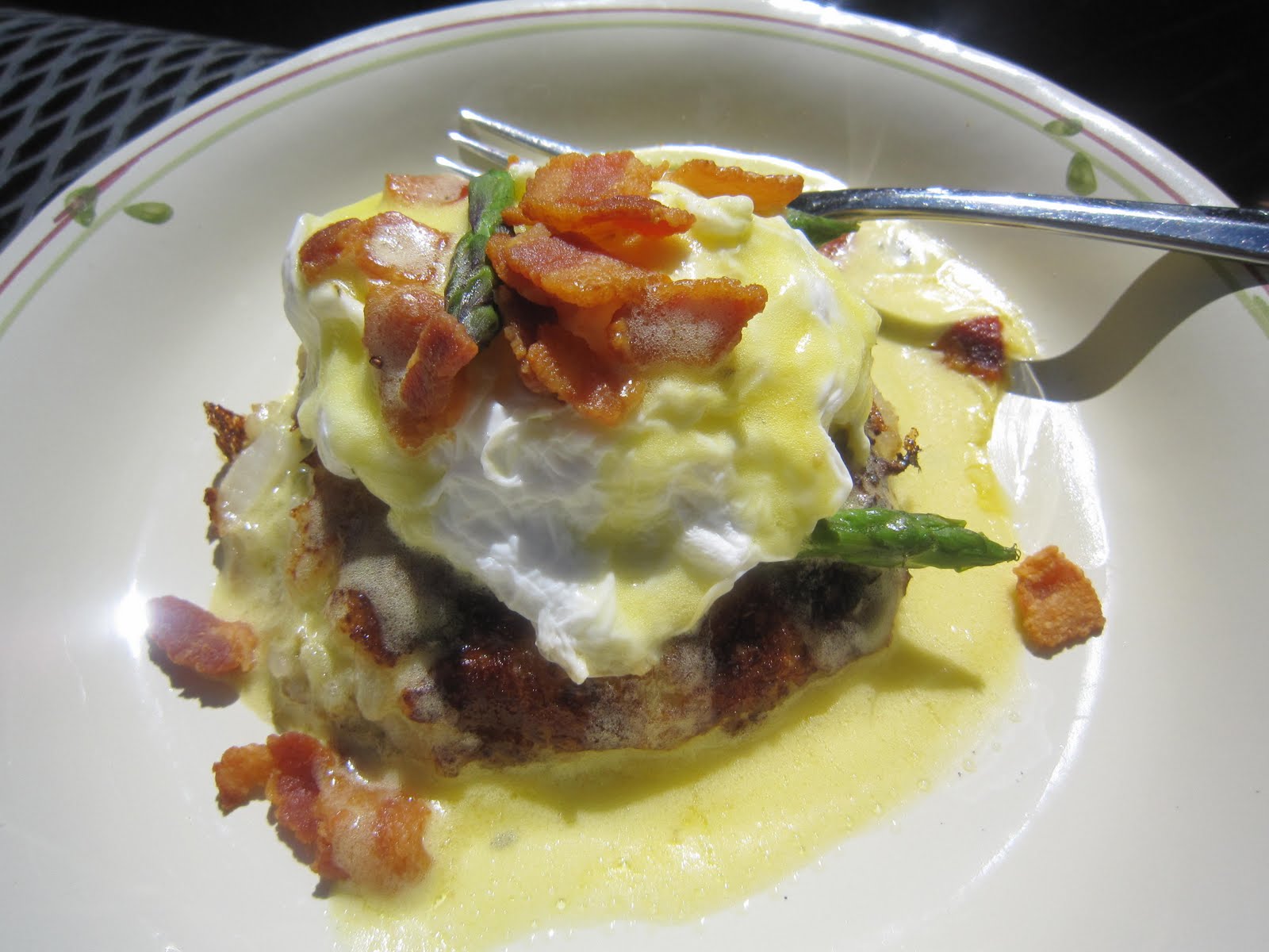 Annelle's Table Asparagus Benedict Risotto Cakes