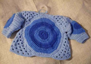 crochet a cute granny stitch and round motif cardigan for baby granny retro circular motif crochet cardigan for baby