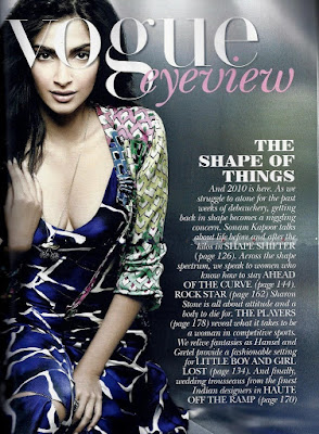 Sonam Kapoor on Vogue Magazine
