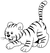 Dibujos para colorearAnimalesCachorro de tigre (cachorro de tigre)