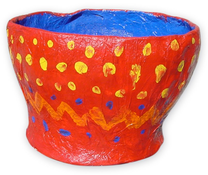 Paper Mache Bowls Art Projects for Kids