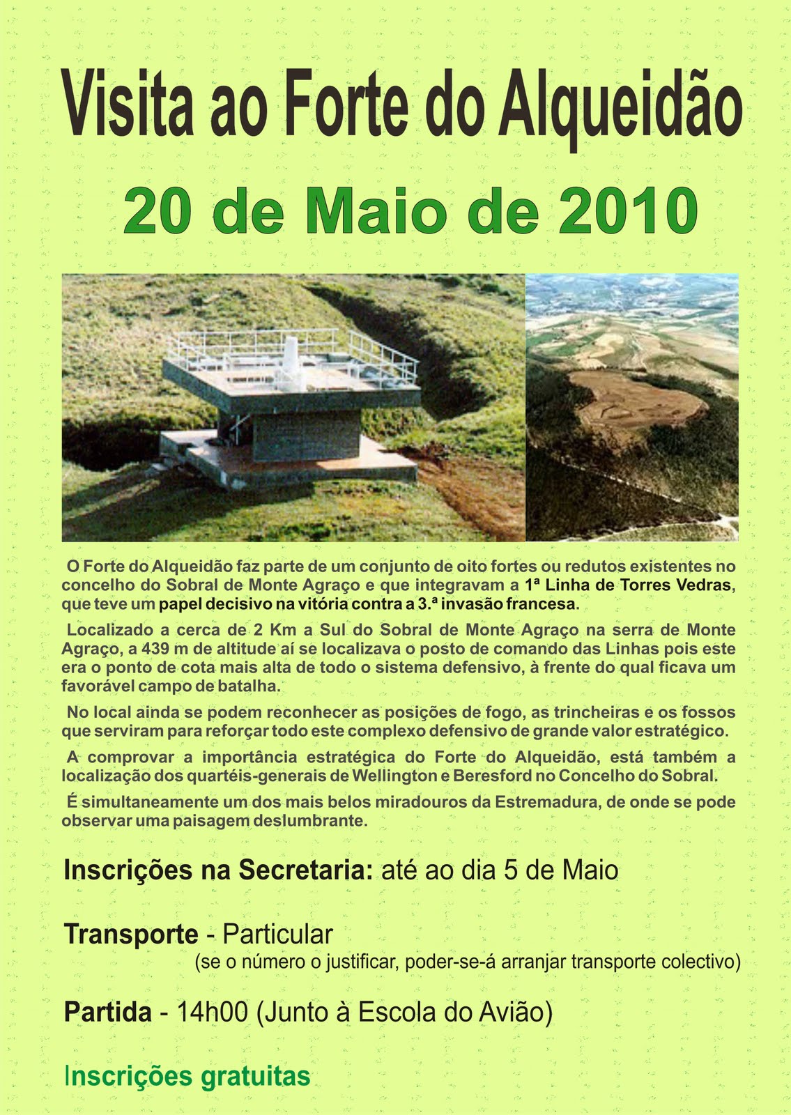 Autitv Visita ao Forte do Alqueidão Sobral de Monte Agraço 20 de Maio