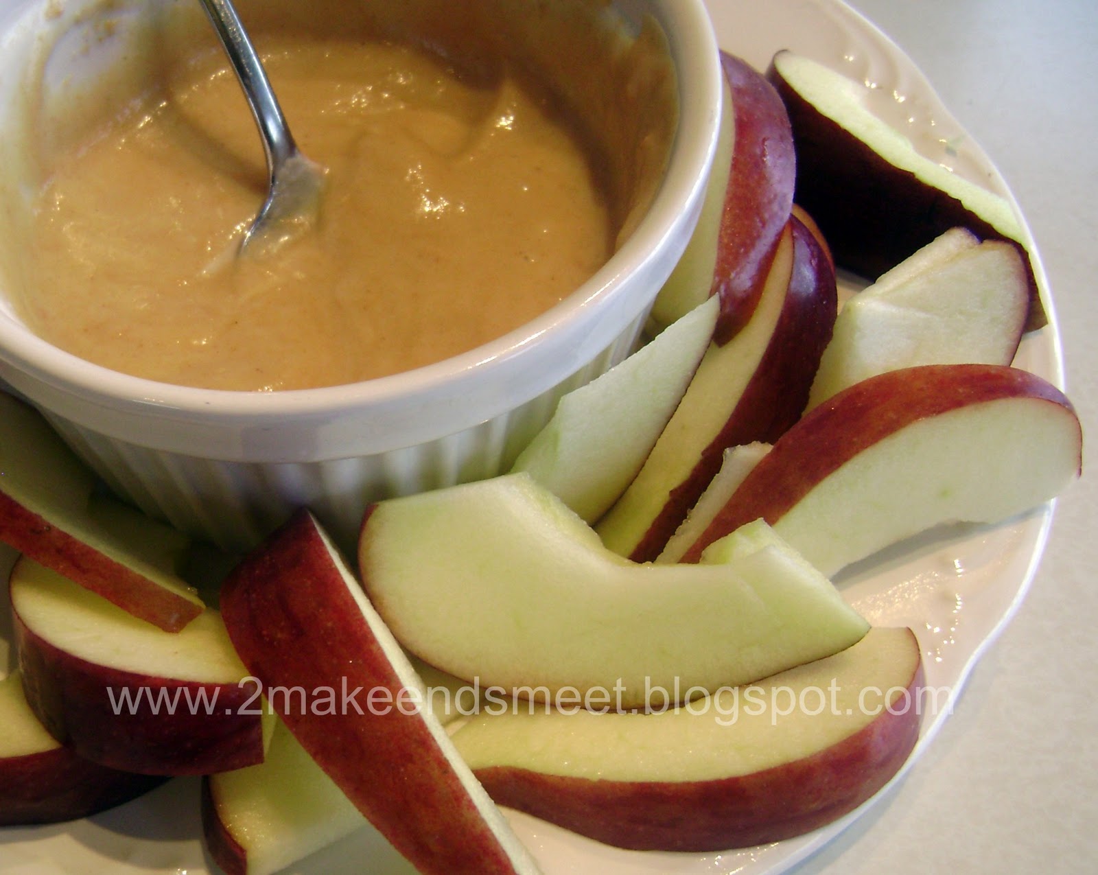 2 Make Ends Meet Peanut Butter Honey Yogurt Dip