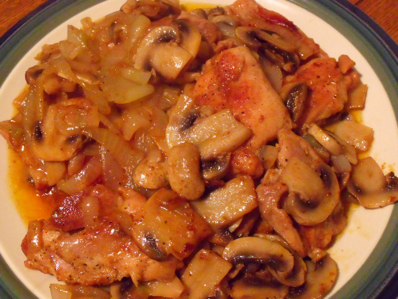 Simple Happy Life Paprika Chicken with Mushrooms