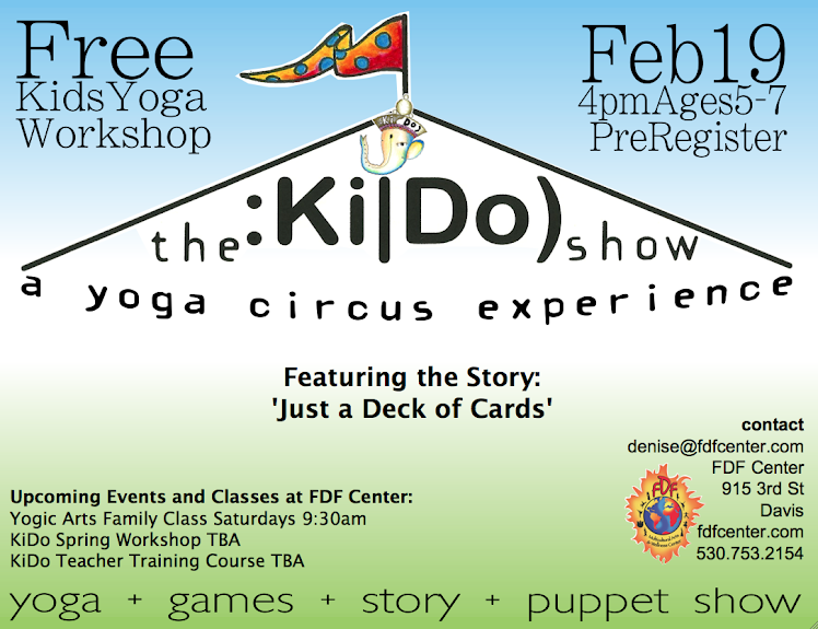 KiDo Kids Yoga Circus Event in Davis Feb 19