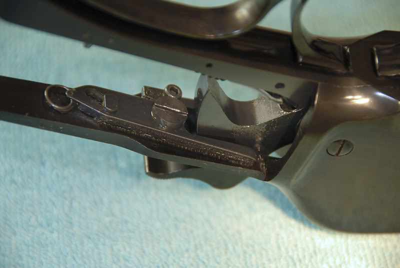Winchester 1886 Winchester 1886 removing the rebounding hammer and tang safety