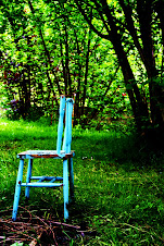 la silla azul