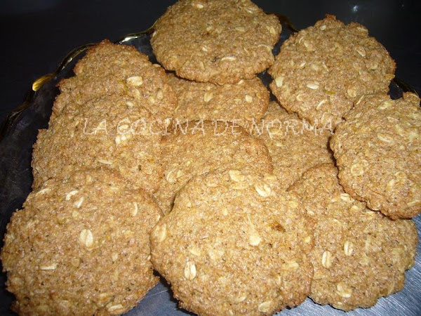 GALLETAS INTEGRALES DE CALABAZA Y NARANJA