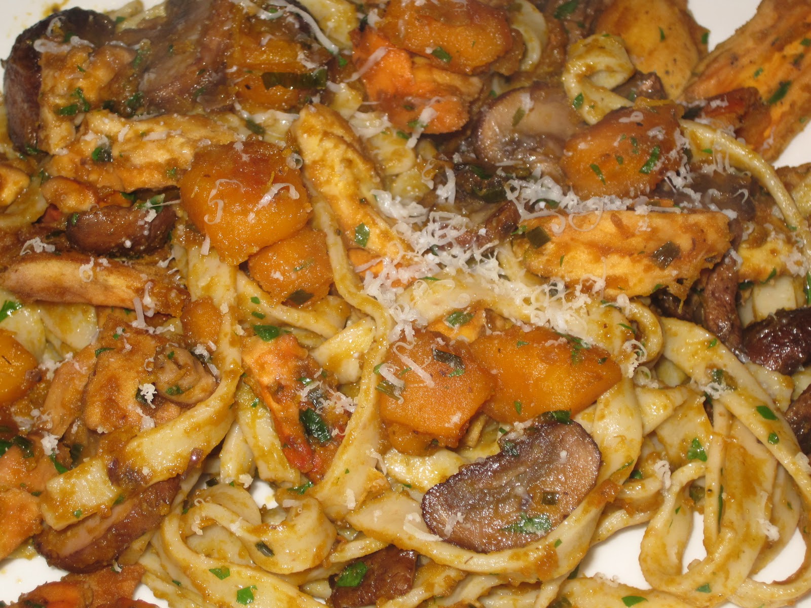 Low Locavore Chicken of the Woods Pasta