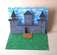 Janet and Megans Crafts: Pop-Up Castle Card