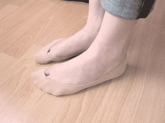 the row sock ballet flats