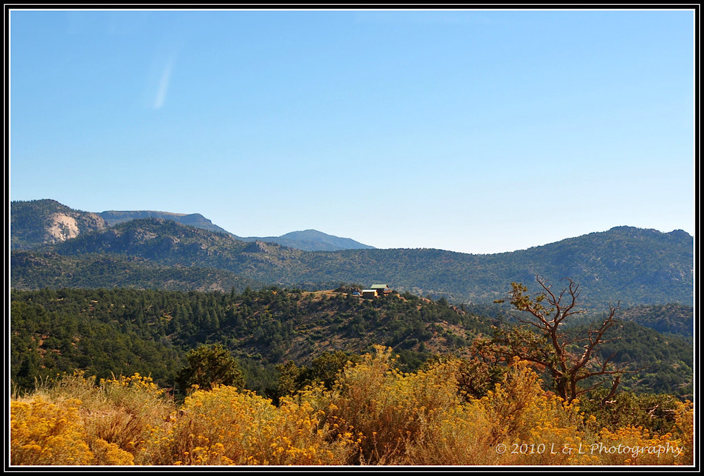Colorado in Color Mountain top house for sale