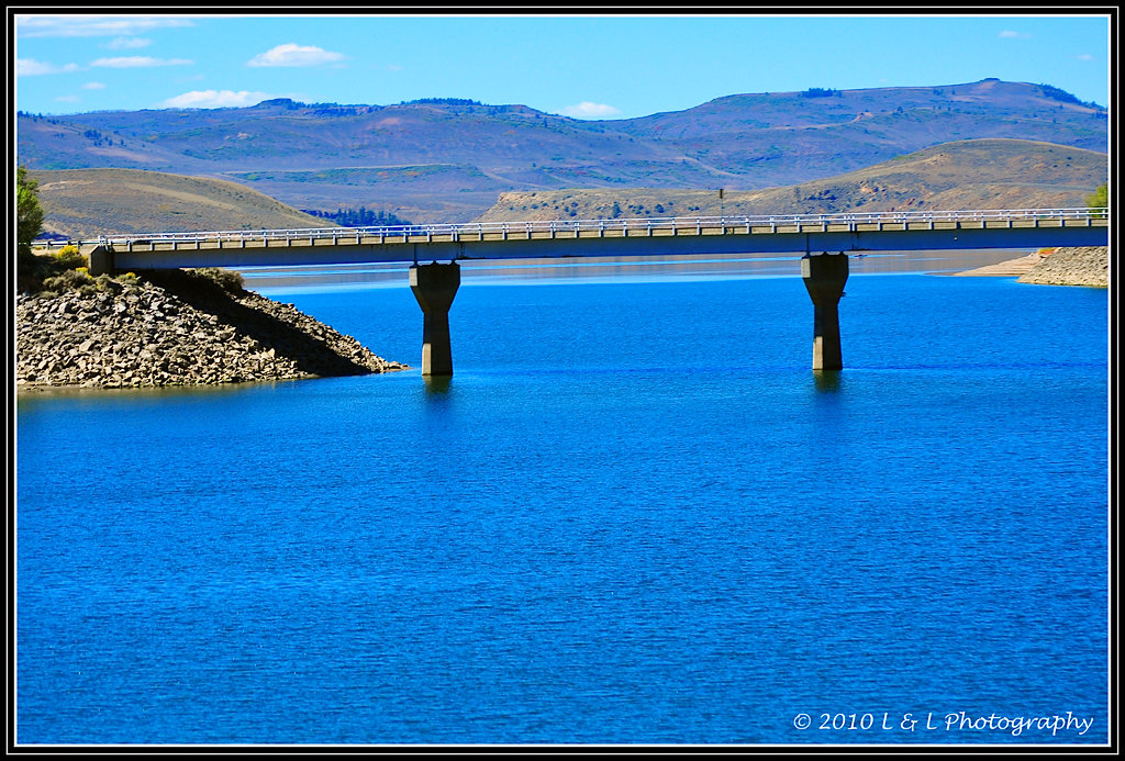 Colorado in Color Blue Mesa Reservoir and Lake...