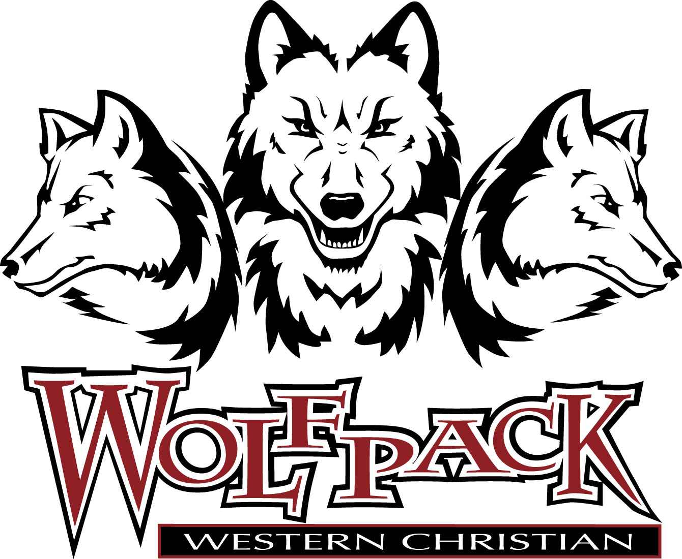 free clip art wolf pack - photo #1