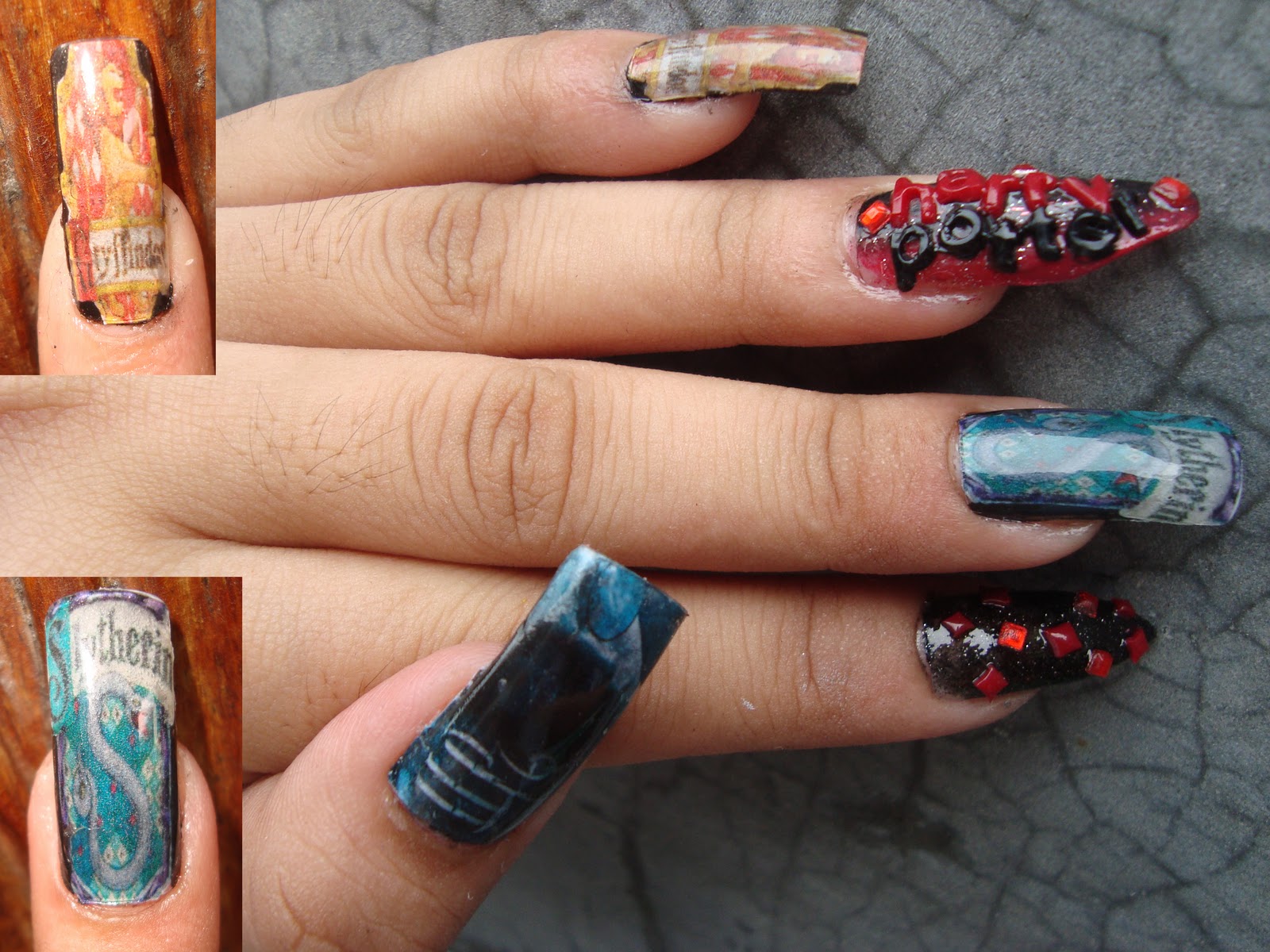 Harry Potter Nail Art Decals - Etsy - wide 7