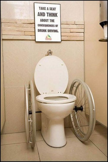 Photo Of The Day: Wheelchair Toilet | HumorTrip
