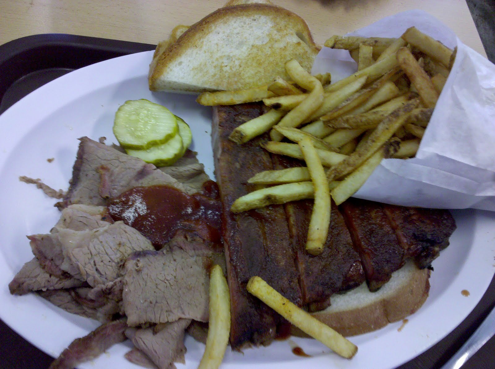 Benjamin's Food Blog Oklahoma Joes Barbecue Kansas City, Missouri
