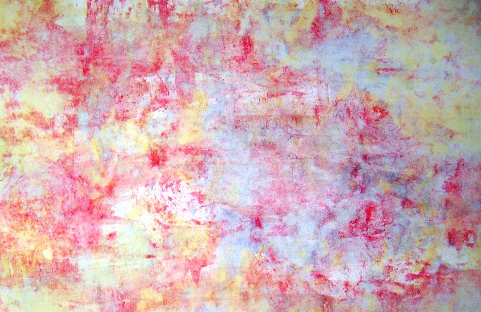 Netty's Craftings FIRST ATTEMPT AT WALLPAPER PASTE PAINTING