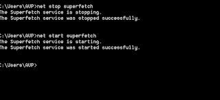 enable superfetch cmd