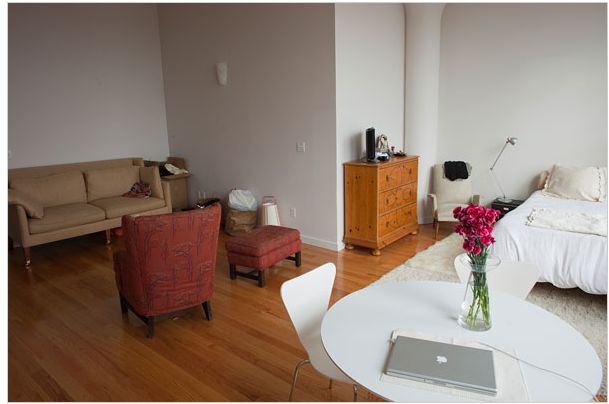 ANTES & DEPOIS da kitinet feminina. Blog Achados de Decoração