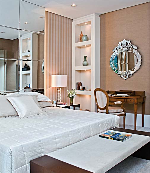 Quero decorar meu quarto de casal com espelho na cabeceira. Blog Achados de Decoração Quero decorar meu quarto de casal com espelho na cabeceira. Blog Achados de Decoração