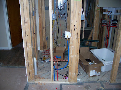 70 Hack Phase 1: Range hood rough, some plumbing rough