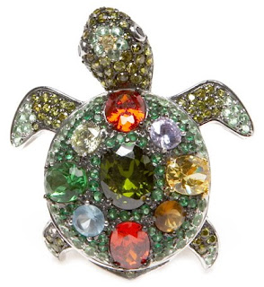 Turtle Cocktail Ring - Cubic Zirconia rings