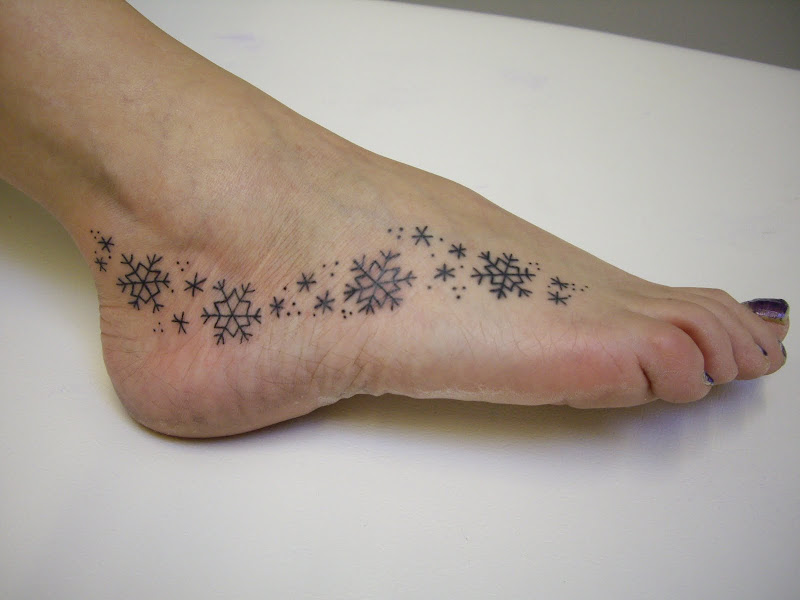 snowflake tattoo title=