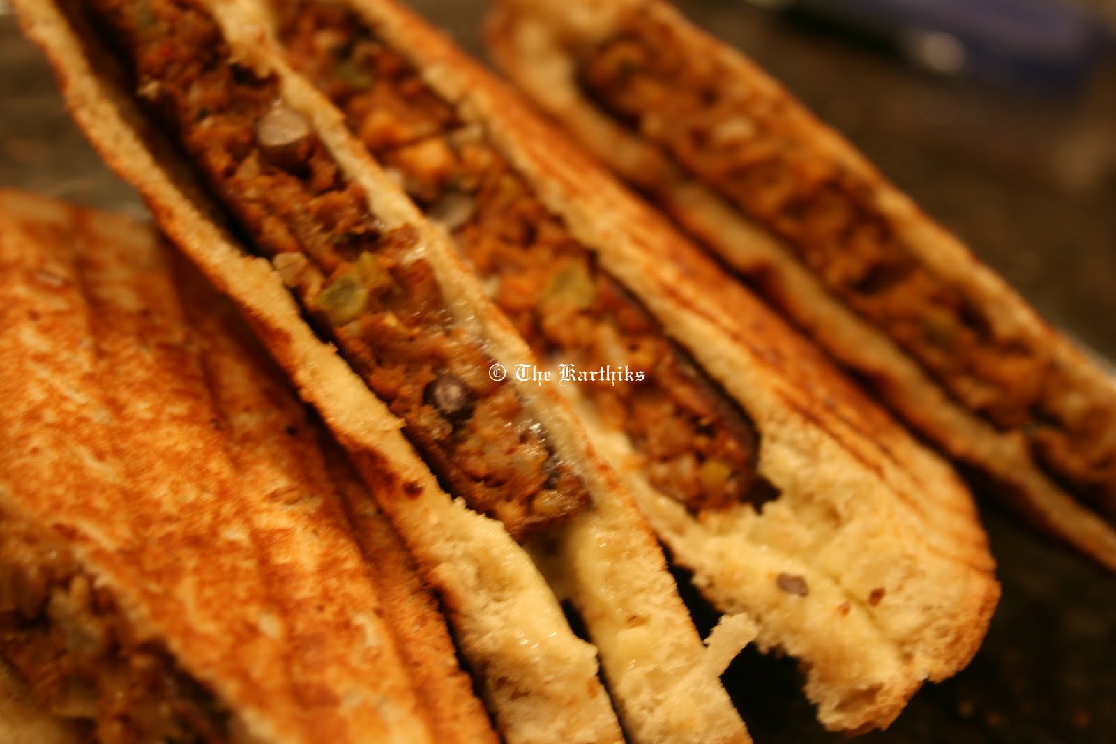 Foray into my Kitchen Southwest Black Bean Panini