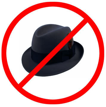 Image result for no hat symbol