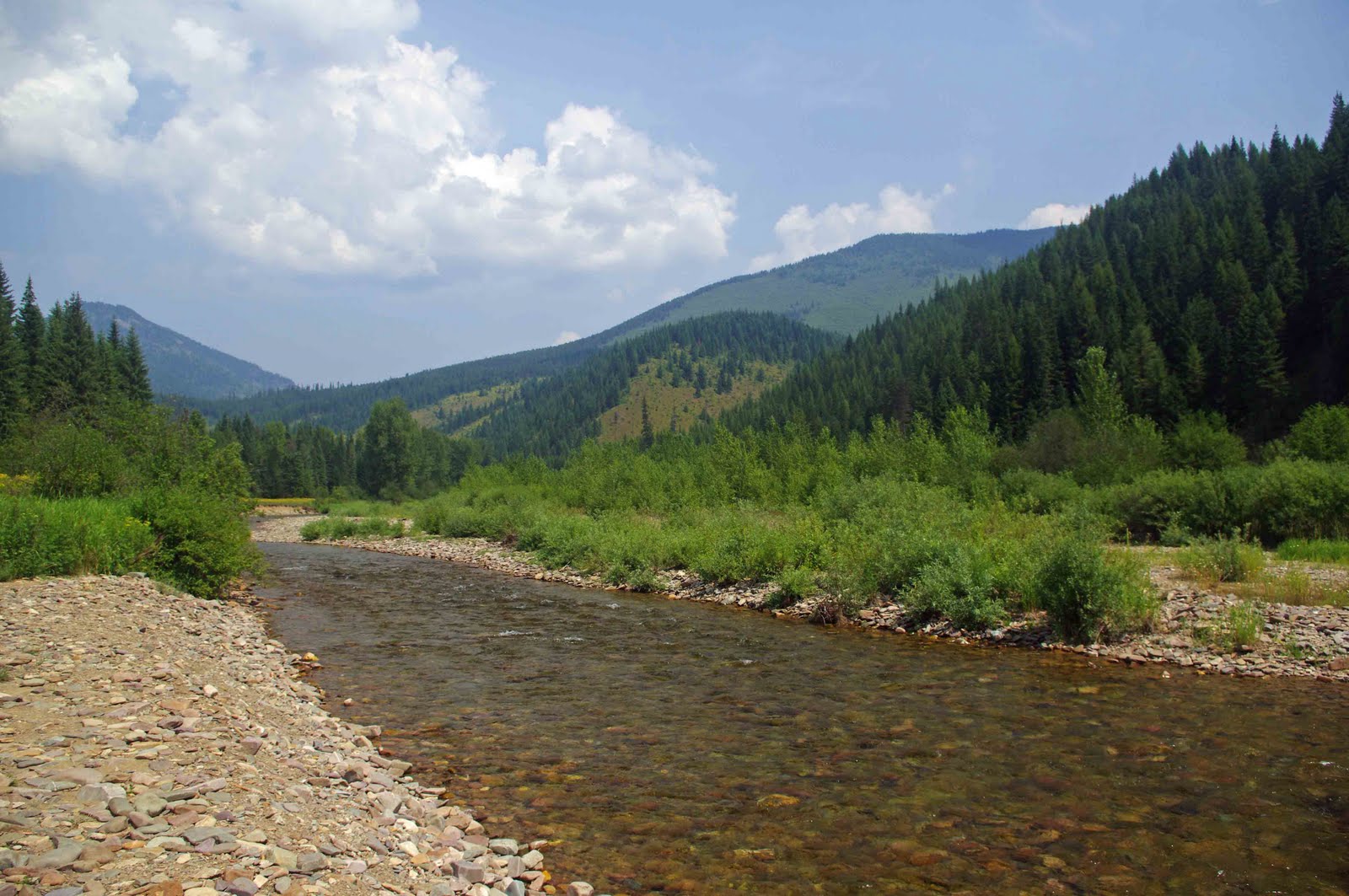 usbackroads™ North Fork Coeur d'Alene River, Shoshone County, Idaho