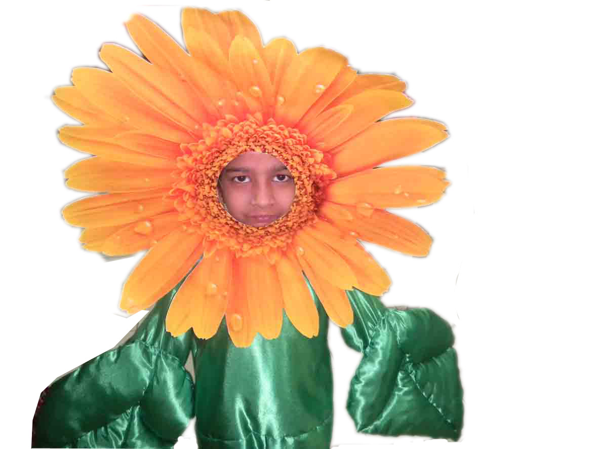 sandvicrochet sunflower fancy dress costume
