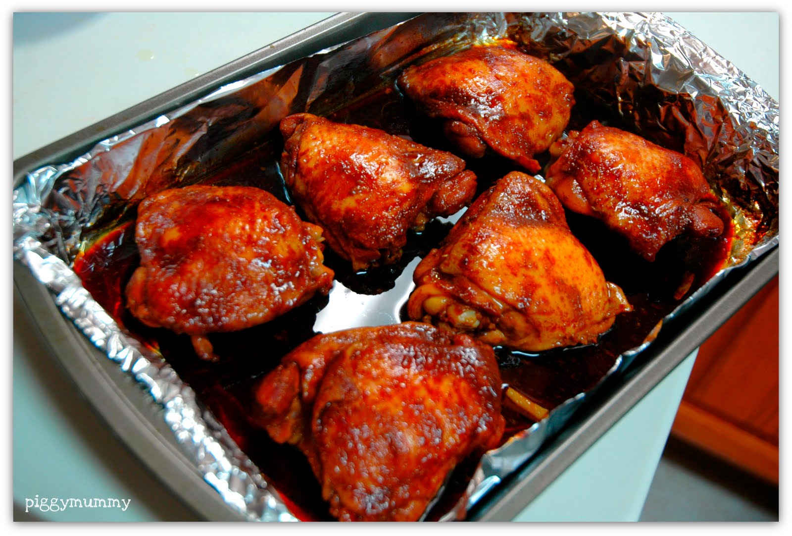 Mom's Crazy Kitchen Baked Soy Oyster Sauce Chicken