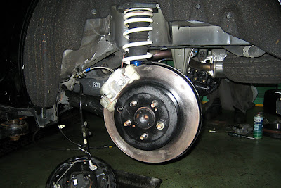 The ultimate Toyota Wish website!: Rear disc brake conversion II