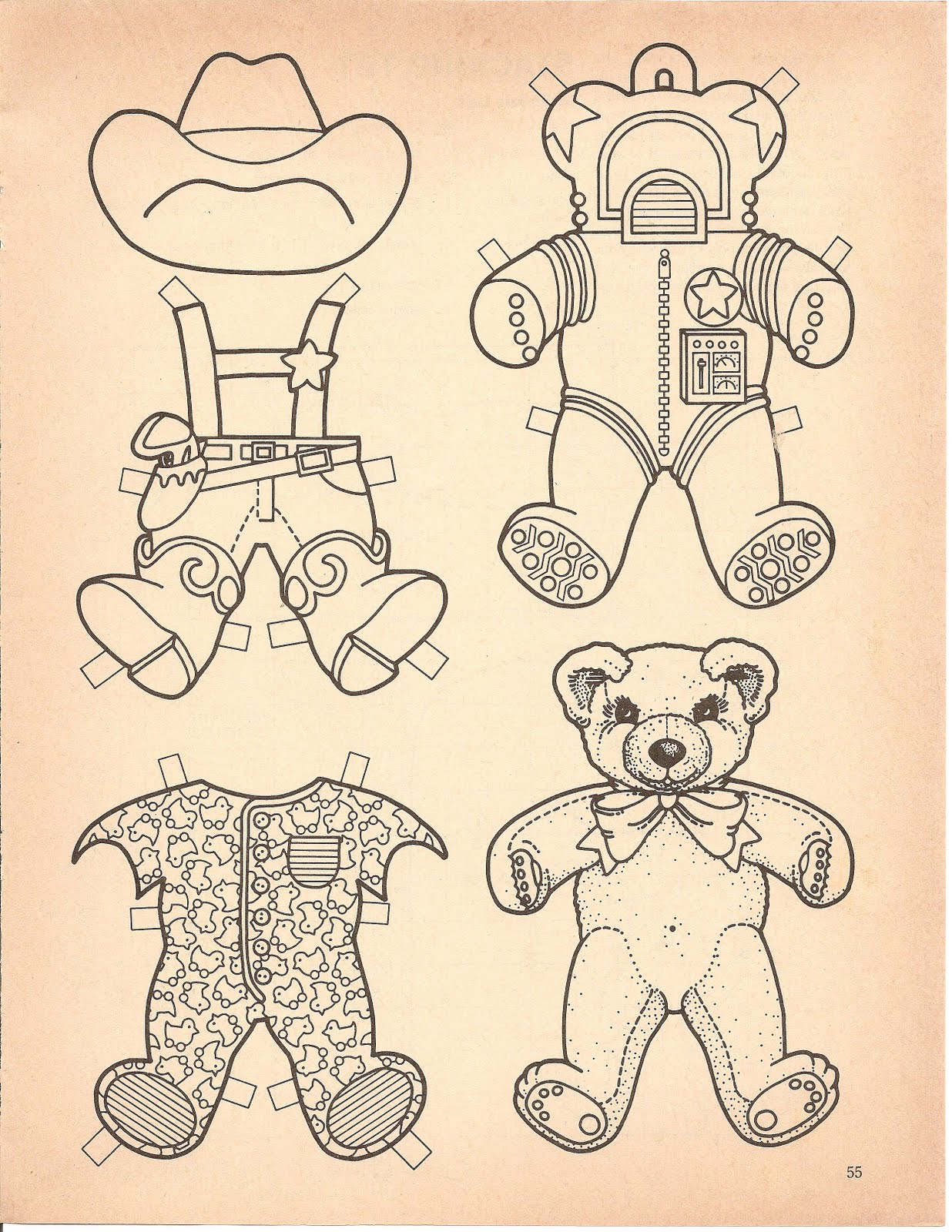 Mostly Paper Dolls: Bears, Bears and More Bears