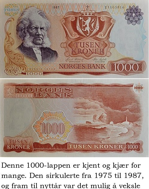 verdi norske mynter menu