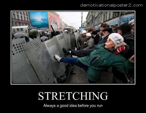 protest stretching