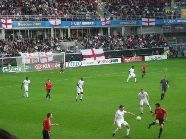 Spain v England in Sweden