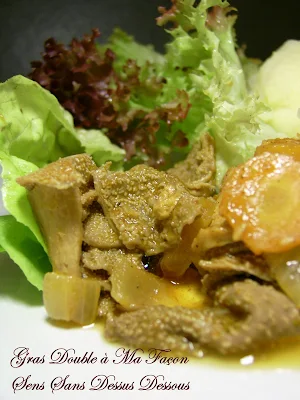 Sens sans dessus dessous: Gras double à ma façon ou tripes maison à