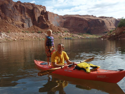 kayaking at Lake Powell