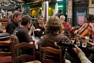 Jam session at the Celtic
