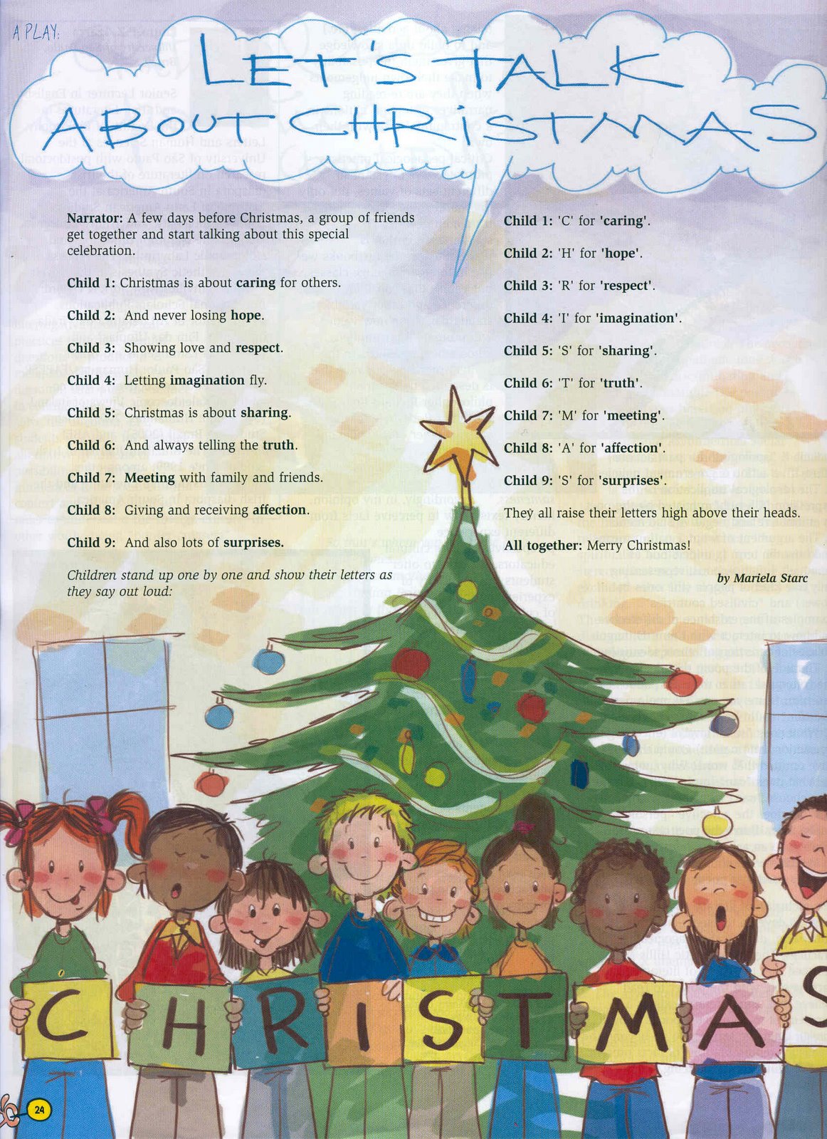 English for children Christmas play