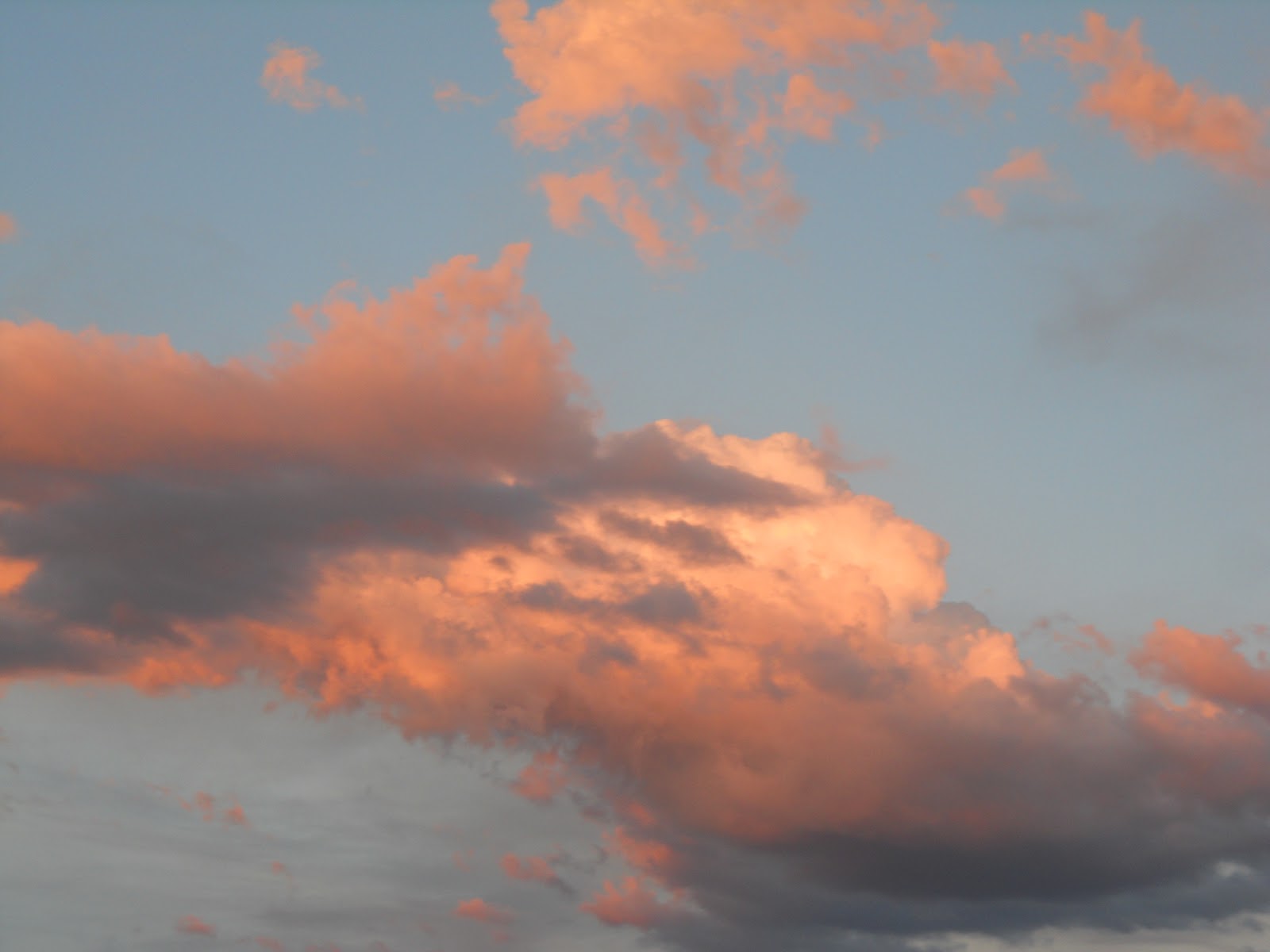 Oddball Observations : Pretty clouds at sunset