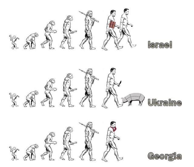 A evolução humana ao redor do mundo