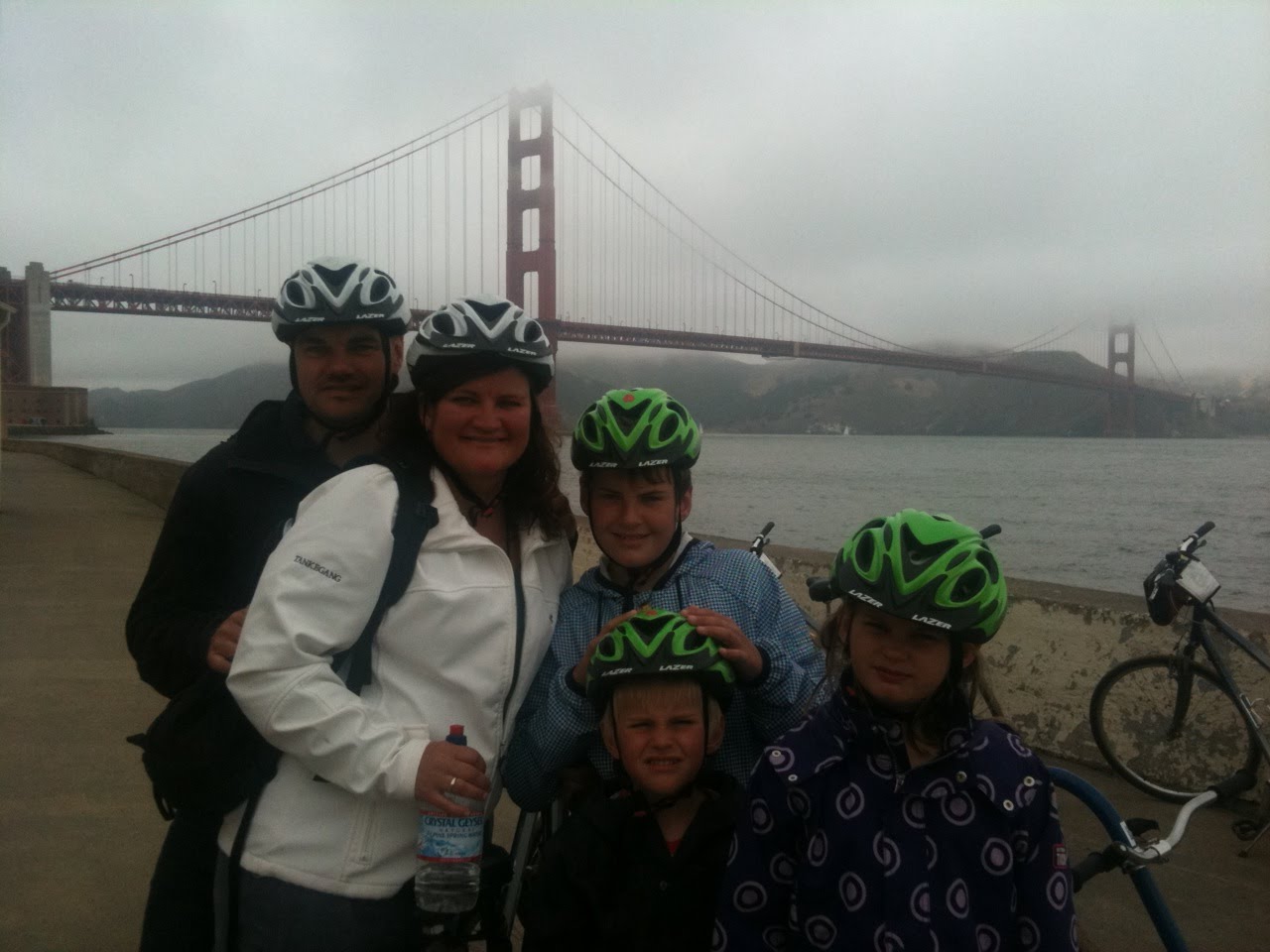 USA Tour På cykel over Golden Bridge