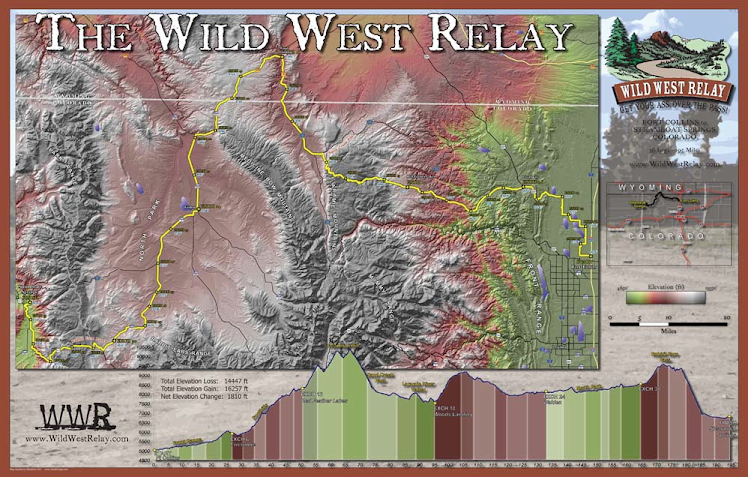 Route Map and Elevation Profile