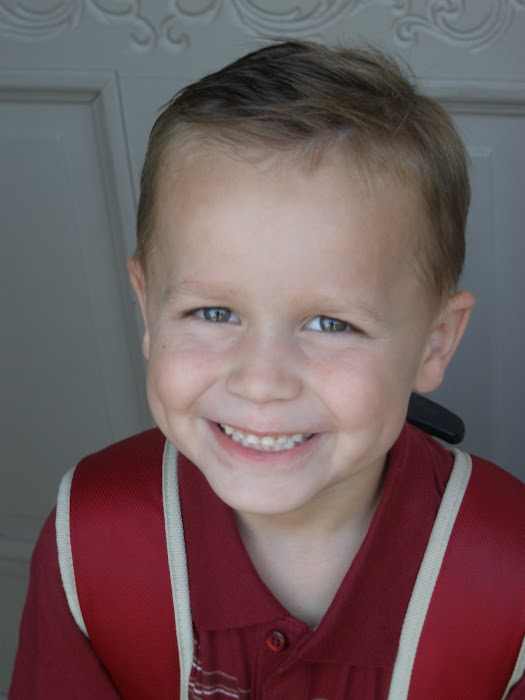 CJ's first day of Kindergarten