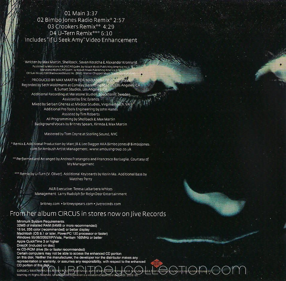 My Britney Collection If U Seek