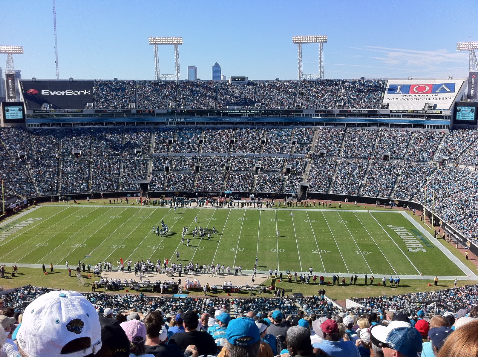Seminoles and saints everbank field