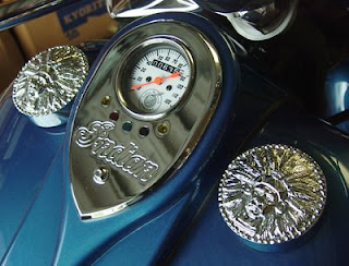 Custom Indian Motorcycle Parts: Gas Cap Covers